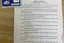 Photo of Công ty đấu giá hợp danh 2EHHT Việt Nam Thông báo đấu giá: SIM (số) điện thoại: 0779.11.12.13